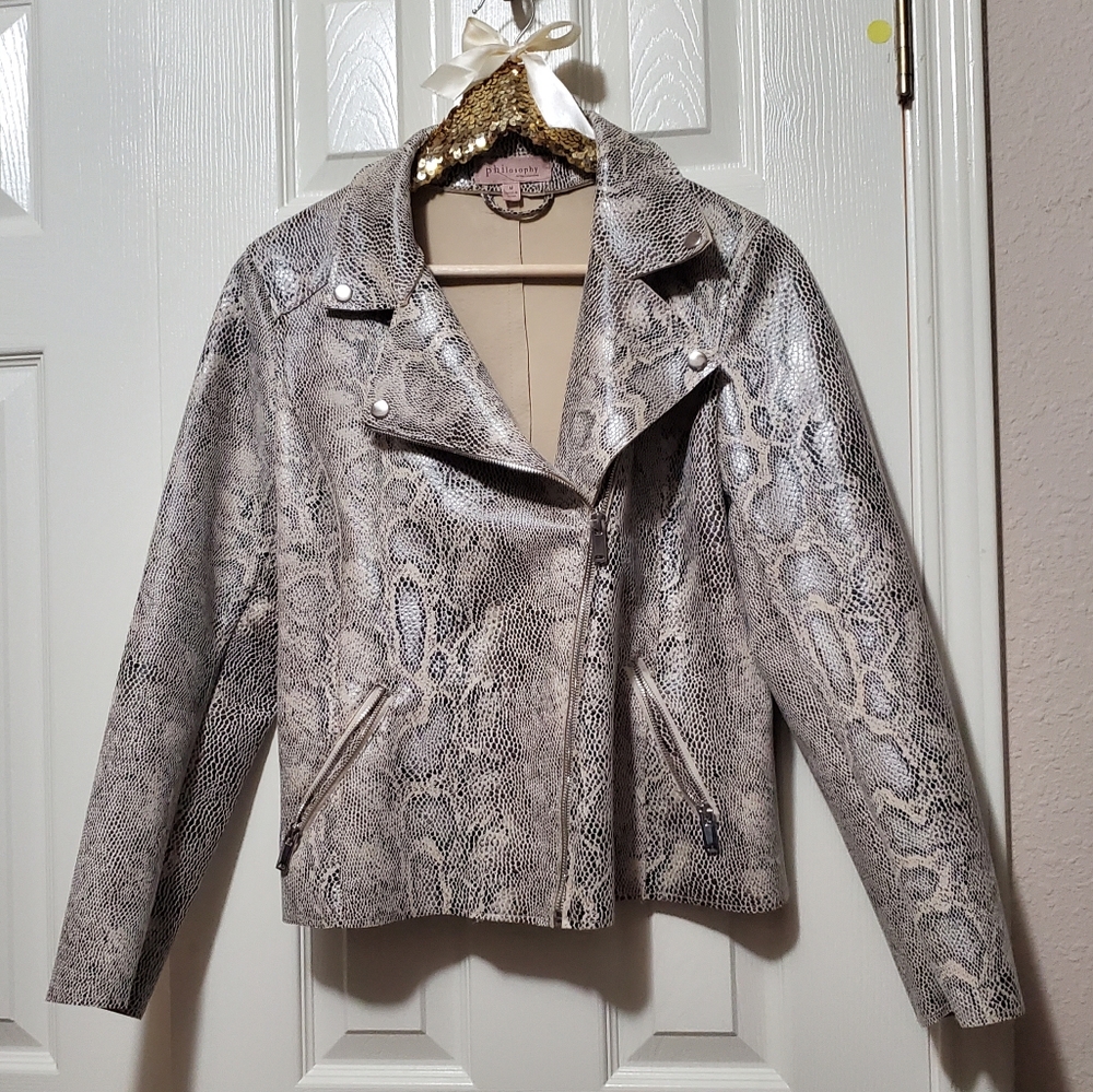 Faux Leather Jacket